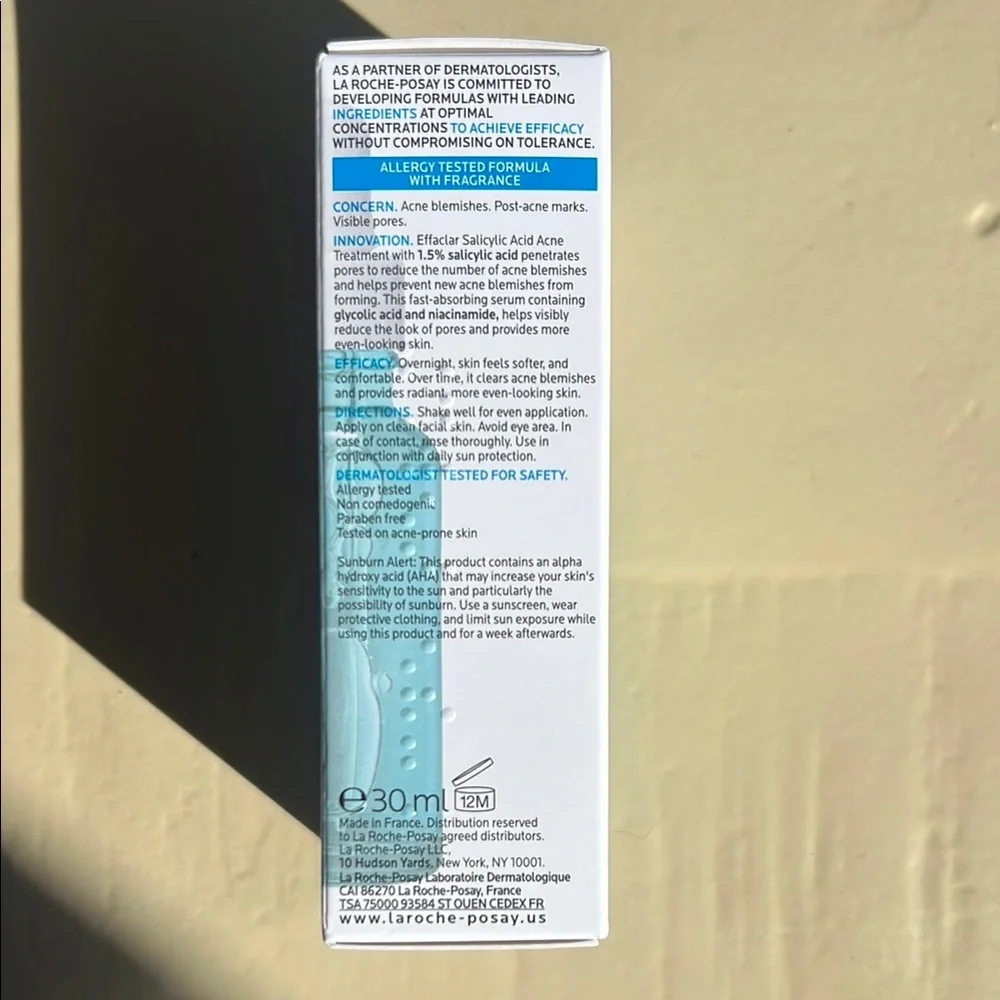 La Roche Posay Effaclar Salicylic Acid Acne Treatment Skincare